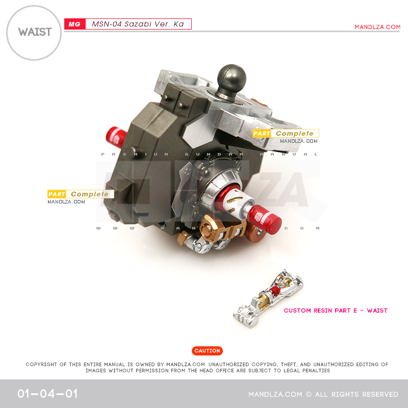 MG] MSN-04 SAZABI Ver.Ka WAIST 01-04