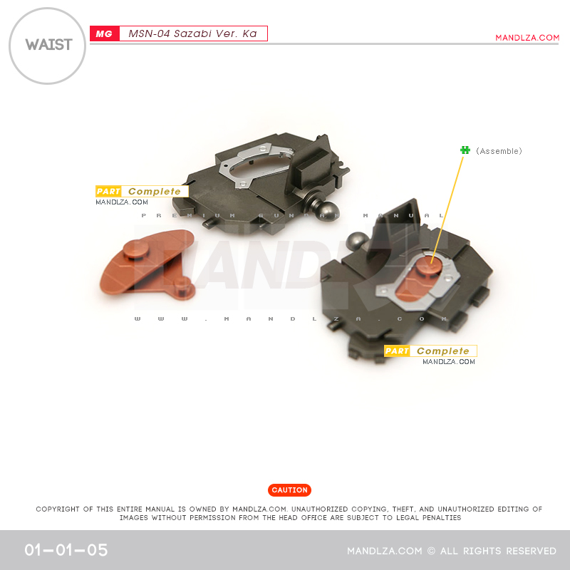 MG] MSN-04 SAZABI Ver.Ka WAIST 01-02