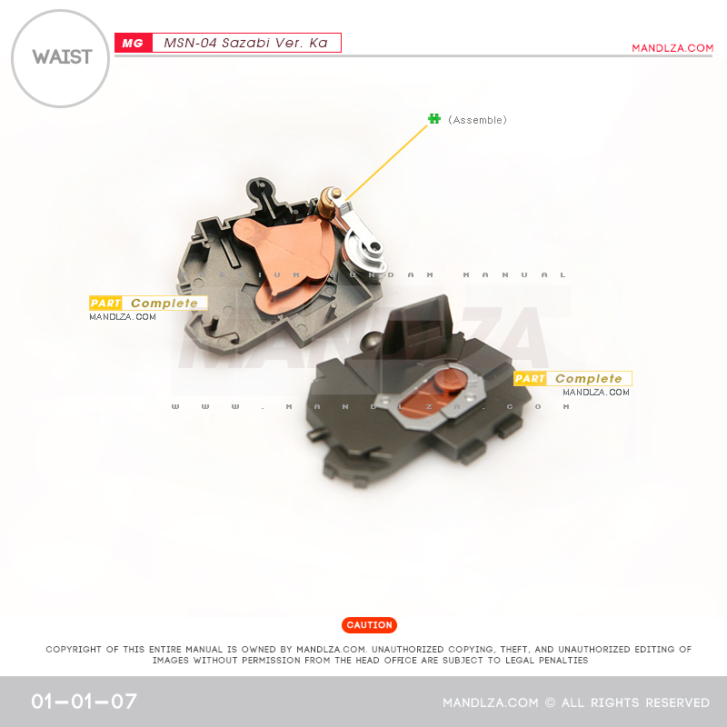 MG] MSN-04 SAZABI Ver.Ka WAIST 01-02