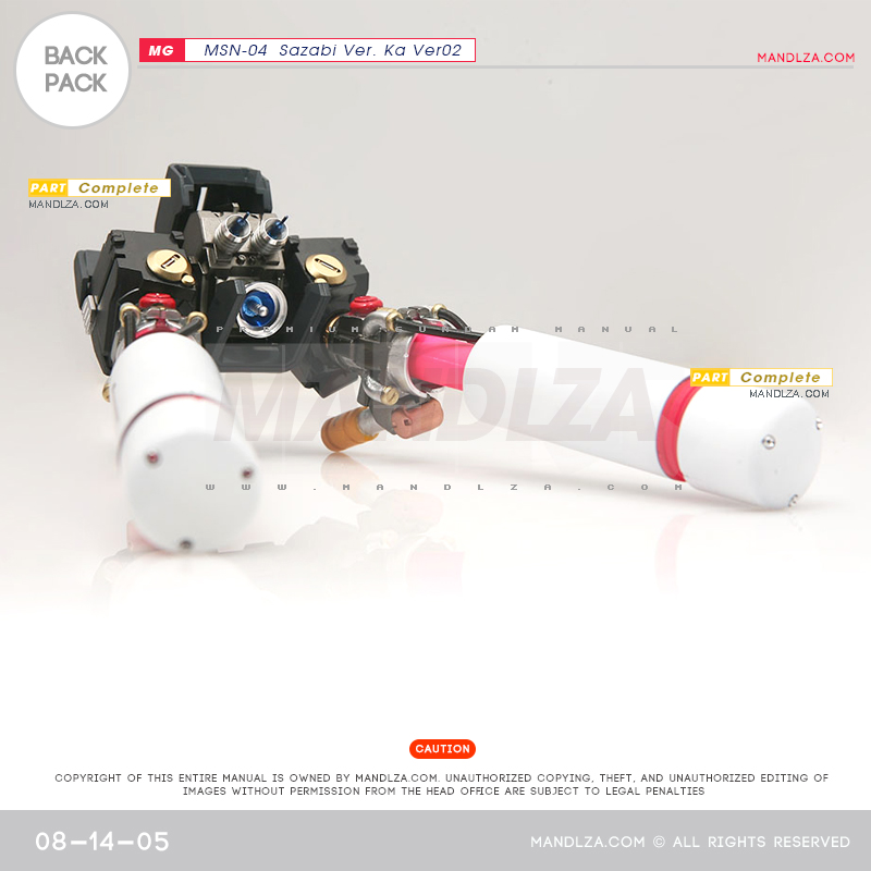 MG] SAZABI Ver.Ka Ver02 Back-Pack 08-14