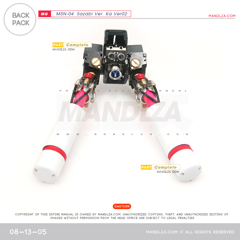 MG] SAZABI Ver.Ka Ver02 Back-Pack 08-13