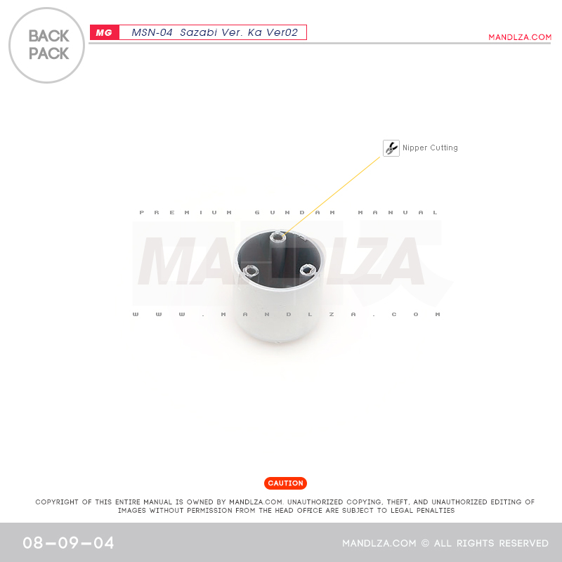 MG] SAZABI Ver.Ka Ver02 Back-Pack 08-09