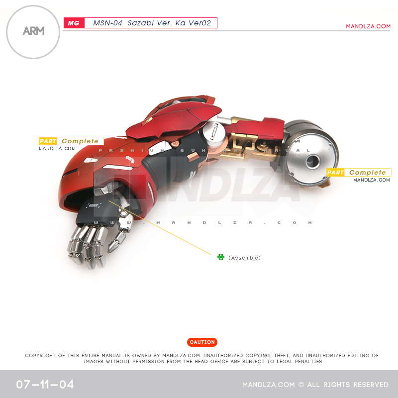 MG] SAZABI Ver.Ka Ver02 ARM 07-11