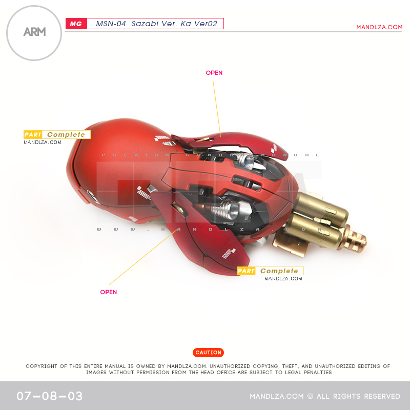 MG] SAZABI Ver.Ka Ver02 ARM 07-08