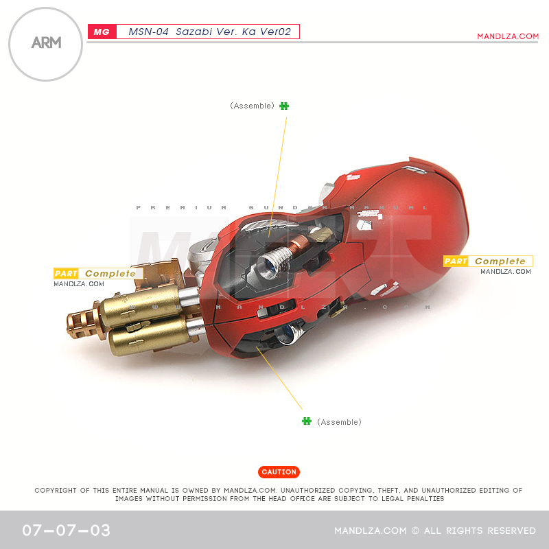 MG] SAZABI Ver.Ka Ver02 ARM 07-07