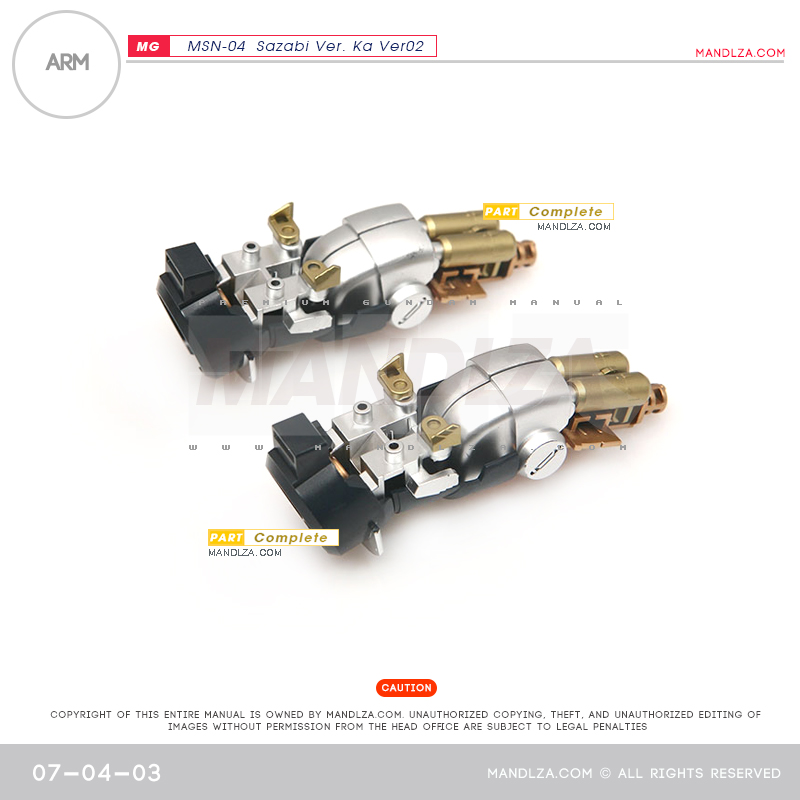 MG] SAZABI Ver.Ka Ver02 ARM 07-04