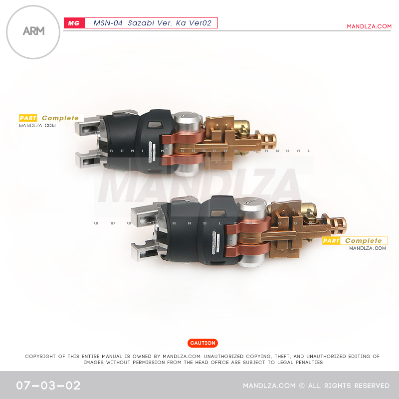 MG] SAZABI Ver.Ka Ver02 ARM 07-03