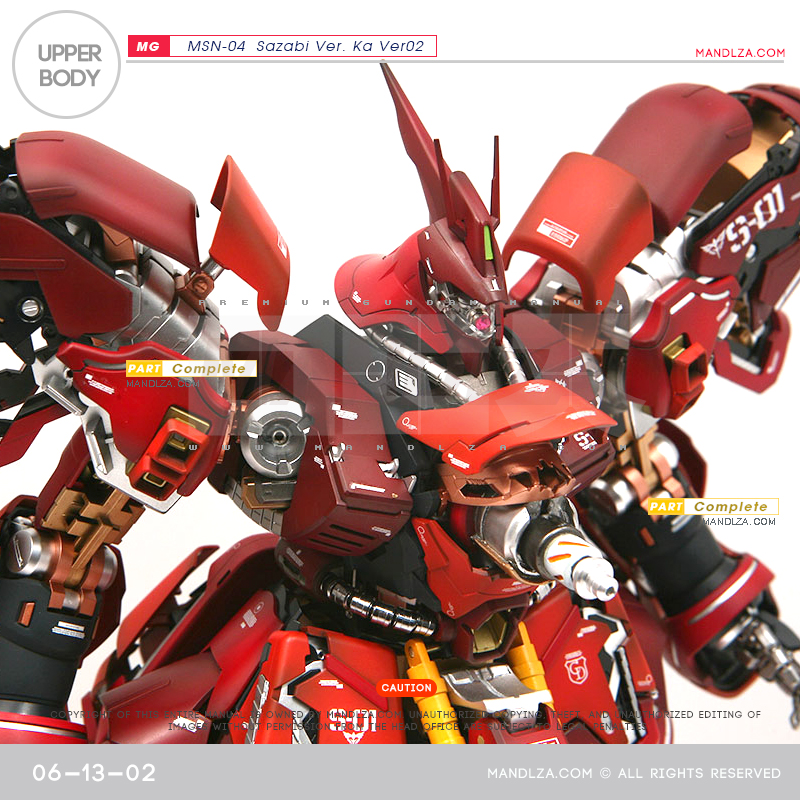 MG] SAZABI Ver.Ka Ver02 Upper Body  06-13