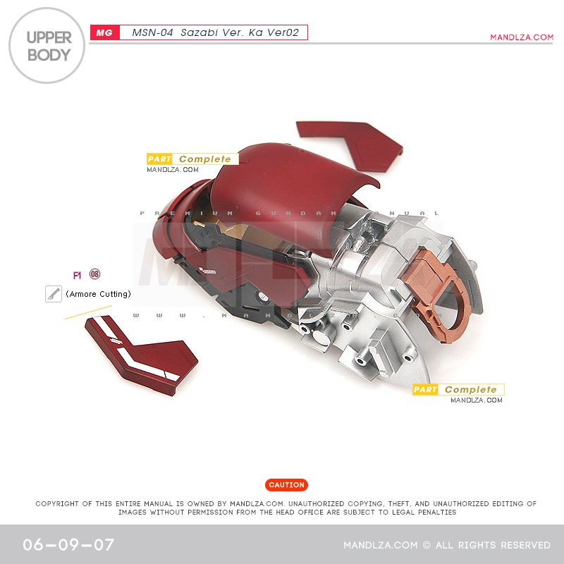 MG] SAZABI Ver.Ka Ver02 Upper Body 06-09