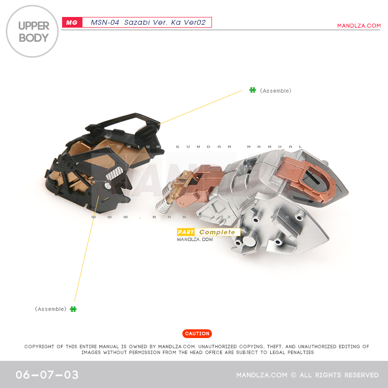 MG] SAZABI Ver.Ka Ver02 Upper Body 06-07
