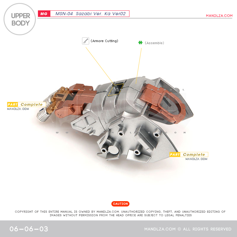 MG] SAZABI Ver.Ka Ver02 Upper Body 06-06