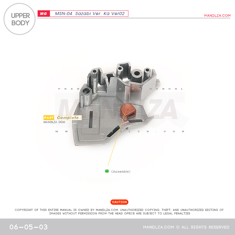 MG] SAZABI Ver.Ka Ver02 Upper Body 06-05