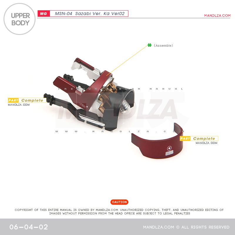 MG] SAZABI Ver.Ka Ver02 Upper Body 06-04