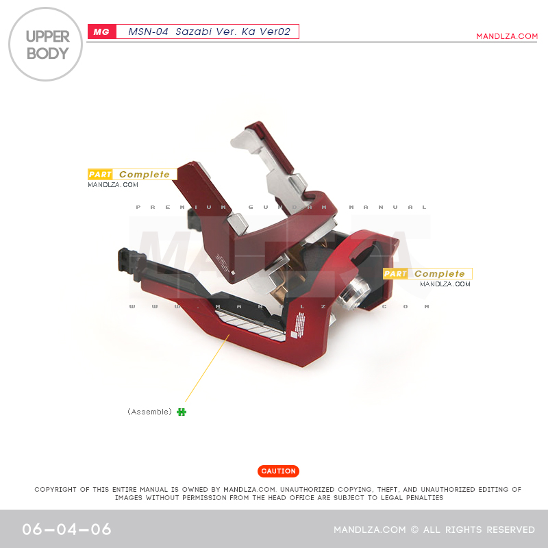 MG] SAZABI Ver.Ka Ver02 Upper Body 06-04