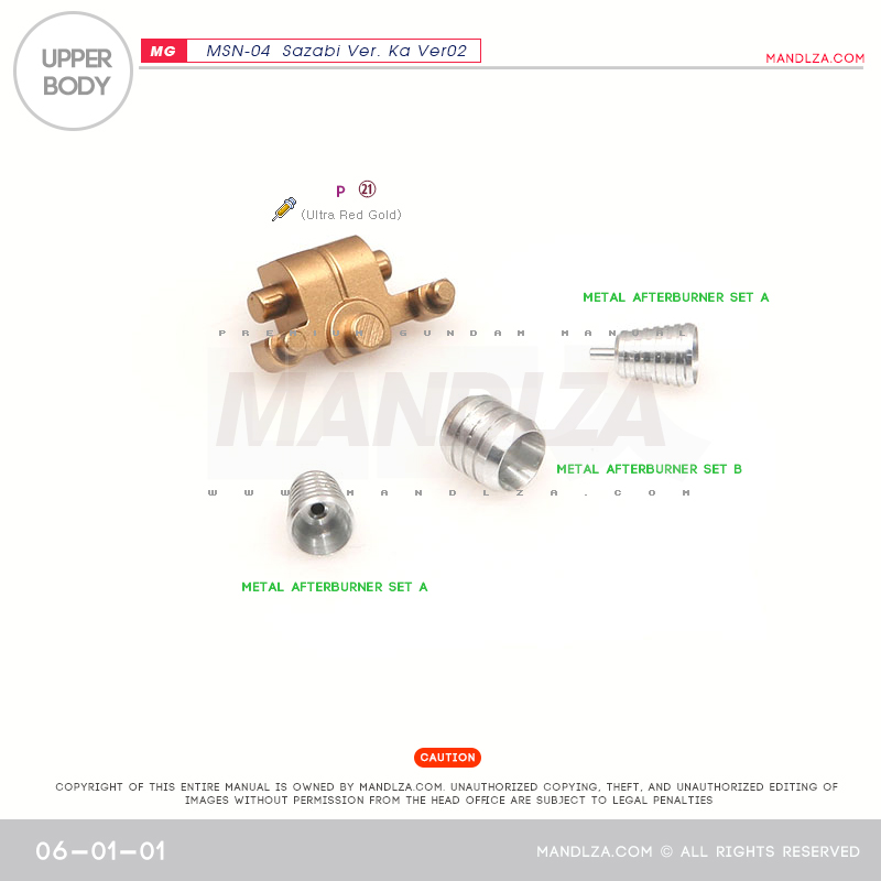 MG] SAZABI Ver.Ka Ver02 Upper Body 06-01