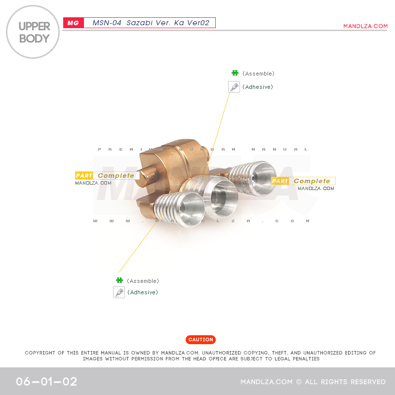 MG] SAZABI Ver.Ka Ver02 Upper Body 06-01