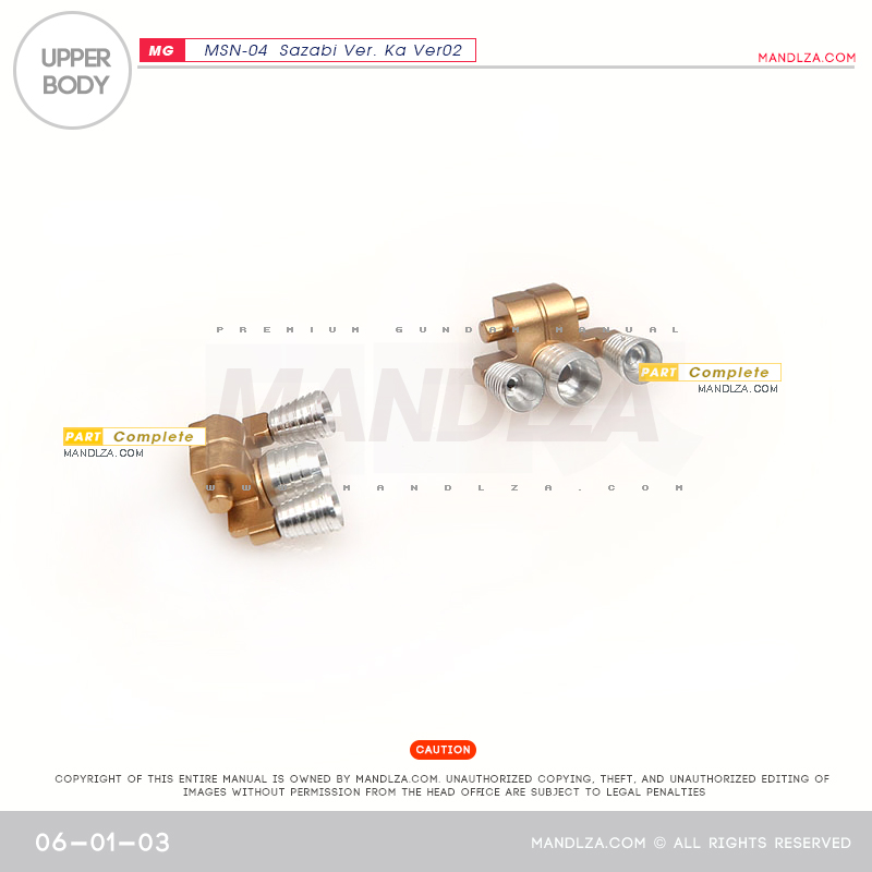 MG] SAZABI Ver.Ka Ver02 Upper Body 06-01