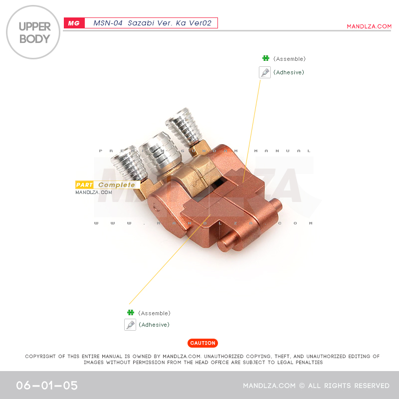 MG] SAZABI Ver.Ka Ver02 Upper Body 06-01