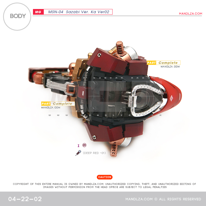 MG] SAZABI Ver.Ka Ver02 BODY 04-22