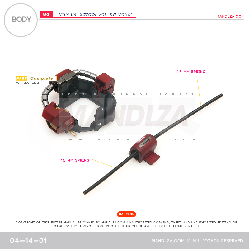 MG] SAZABI Ver.Ka Ver02 BODY 04-15