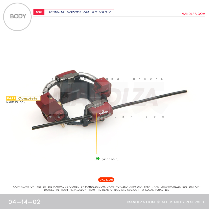 MG] SAZABI Ver.Ka Ver02 BODY 04-15