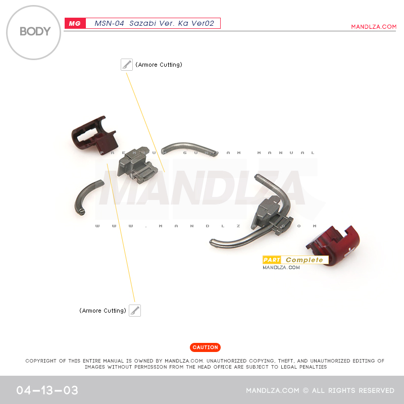 MG] MSN-04 SAZABI Ver.Ka Ver02 BODY 04-13