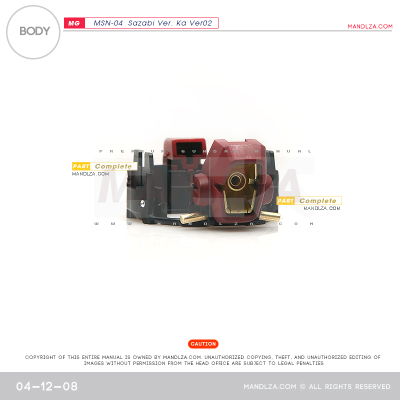 MG] SAZABI Ver.Ka Ver02 BODY 04-12