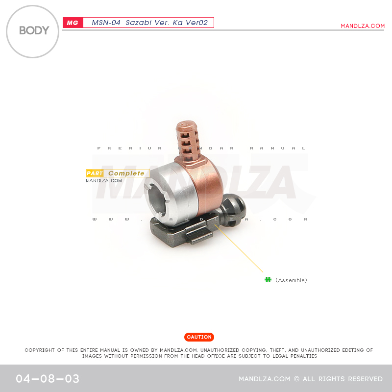 MG] SAZABI Ver.Ka Ver02 BODY 04-08