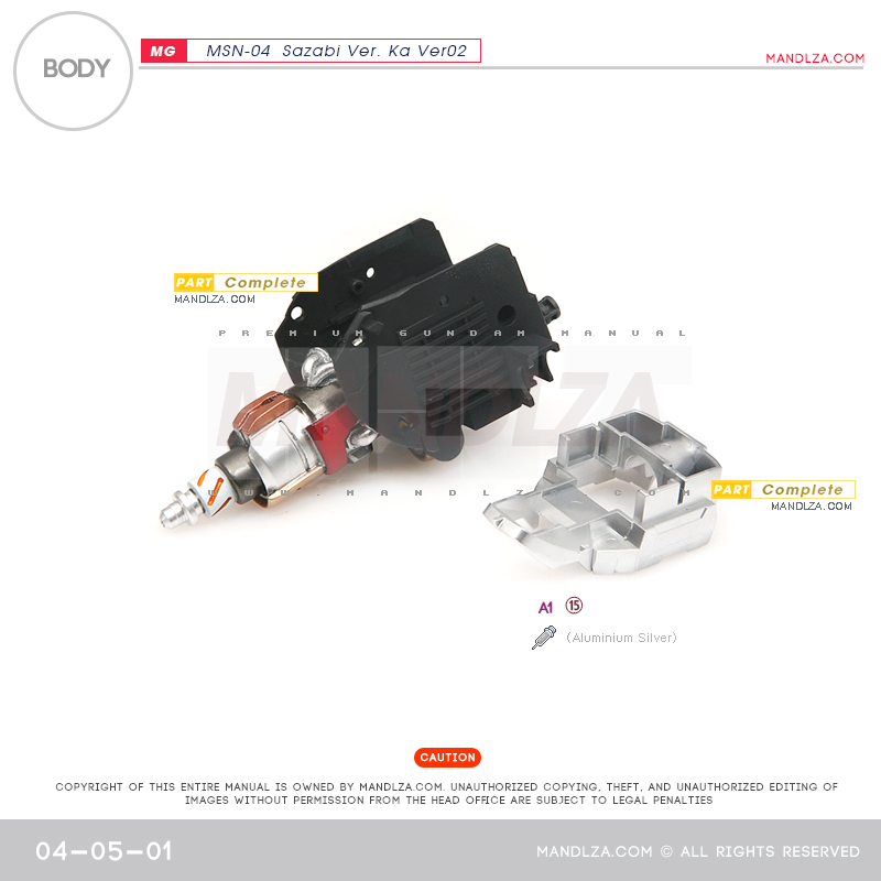 MG] SAZABI Ver.Ka Ver02 BODY 04-05