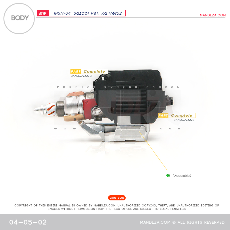 MG] SAZABI Ver.Ka Ver02 BODY 04-05