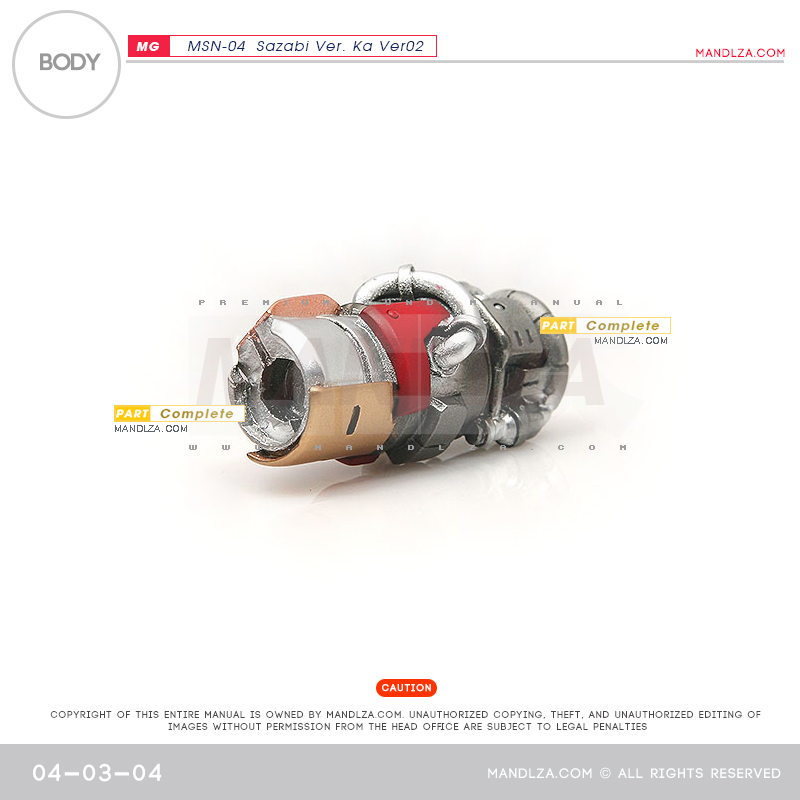 MG] SAZABI Ver.Ka Ver02 BODY 04-03