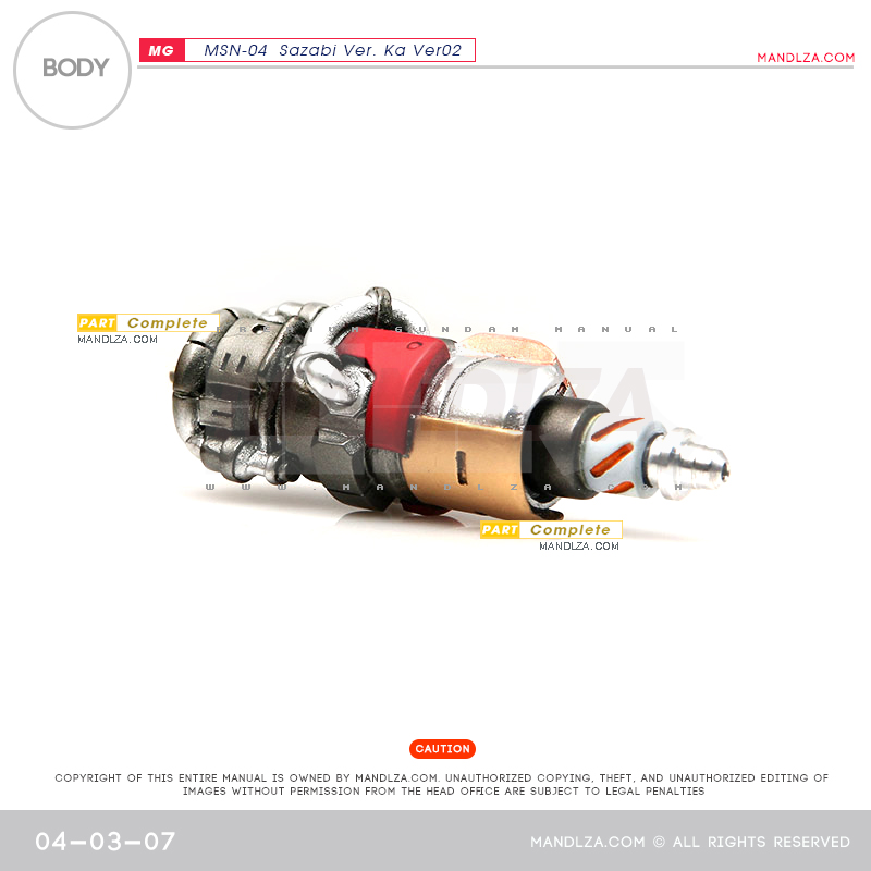 MG] SAZABI Ver.Ka Ver02 BODY 04-03