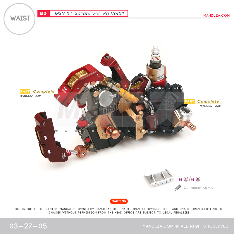 MG] SAZABI Ver.Ka Ver02 WAIST 03-27