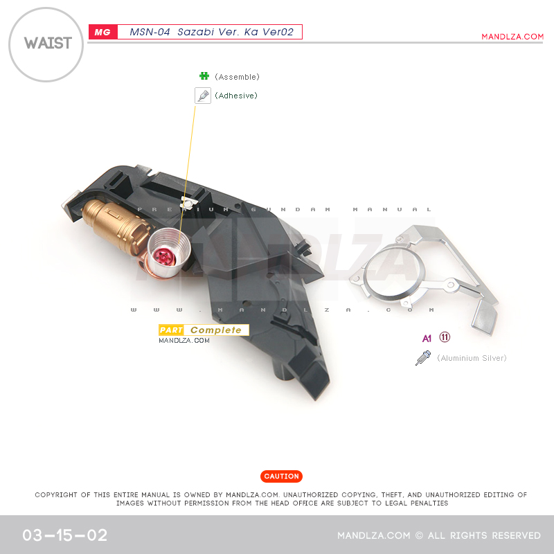 MG] SAZABI Ver.Ka Ver02 WAIST 03-15