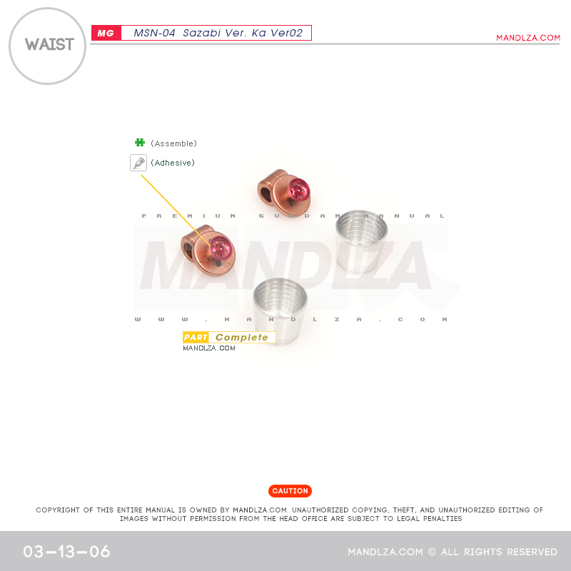 MG] SAZABI Ver.Ka Ver02 WAIST 03-13