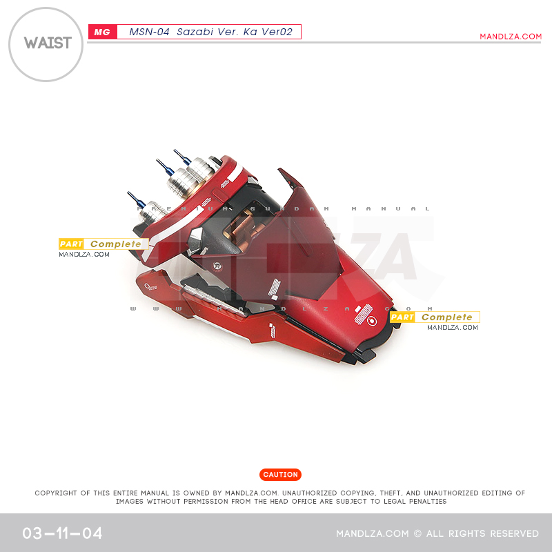 MG] SAZABI Ver.Ka Ver02 WAIST 03-11