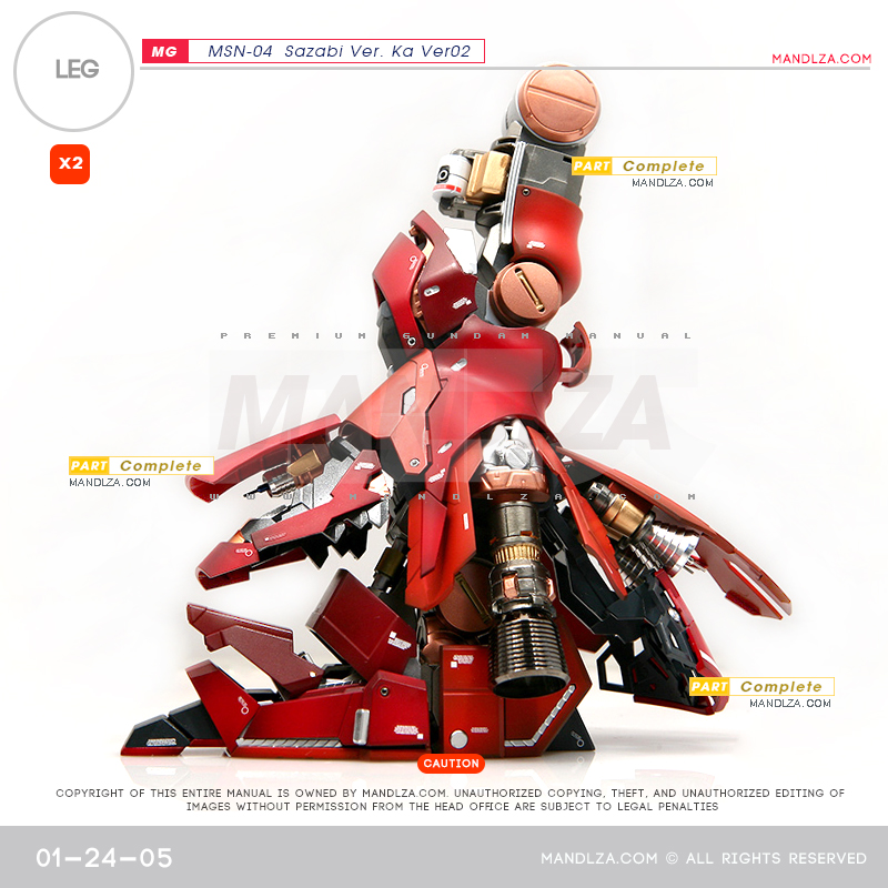 MG] SAZABI Ver.Ka Ver02 LEG 01-24