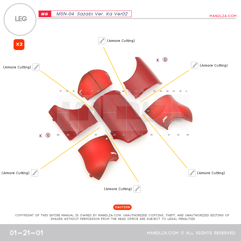 MG] SAZABI Ver.Ka Ver02 LEG 01-21