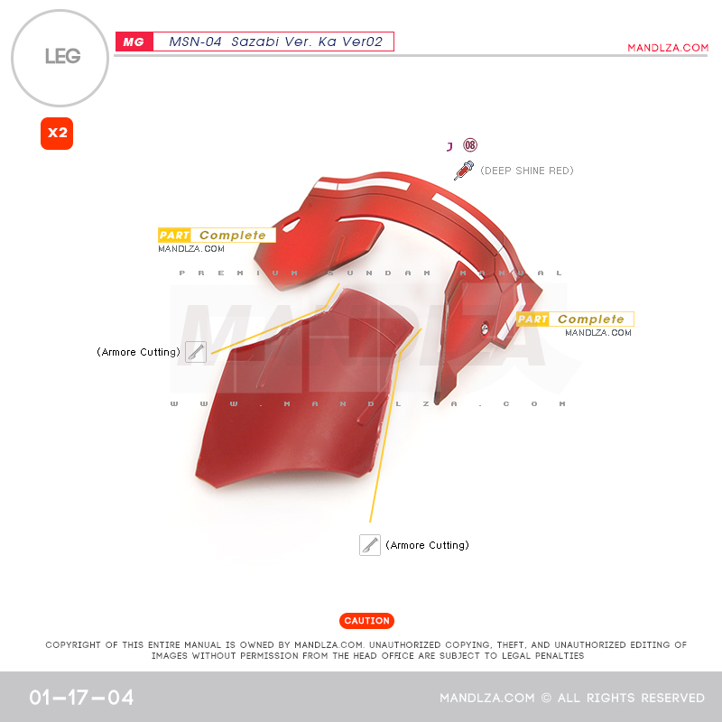 MG] SAZABI Ver.Ka Ver02 LEG 01-17