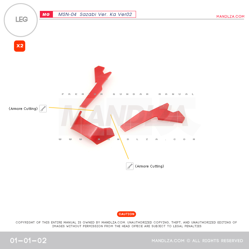 MG] SAZABI Ver.Ka Ver02 LEG 01-01