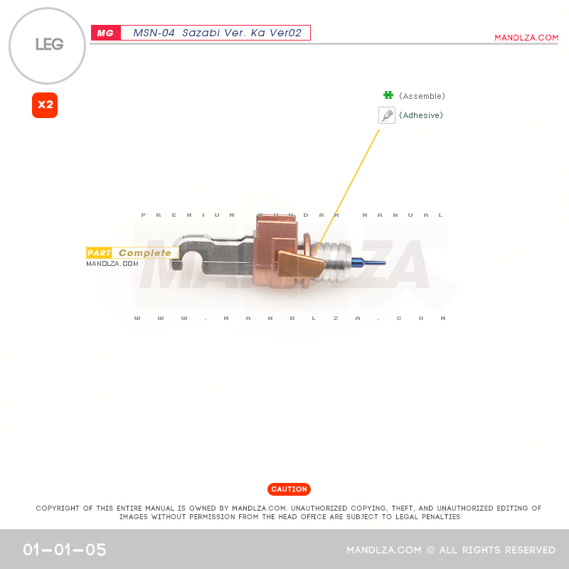 MG] SAZABI Ver.Ka Ver02 LEG 01-01