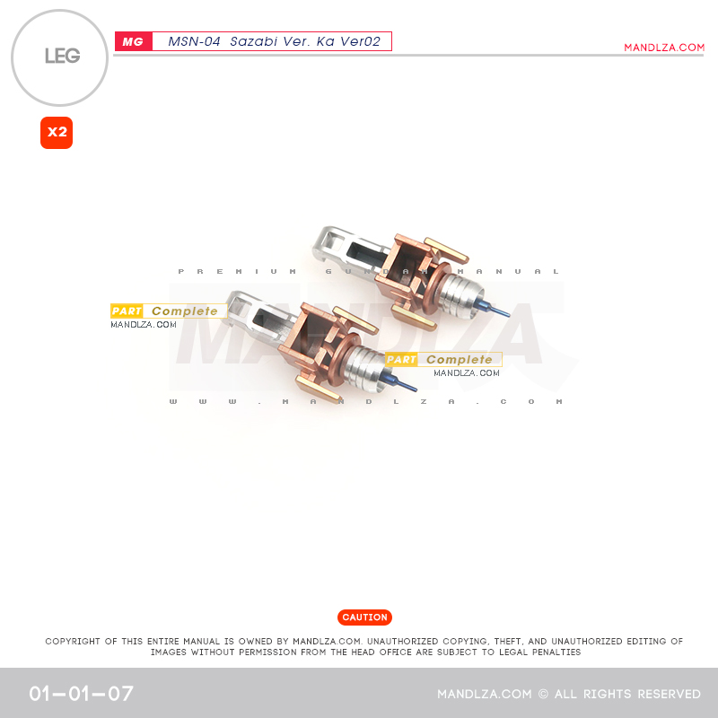 MG] SAZABI Ver.Ka Ver02 LEG 01-01