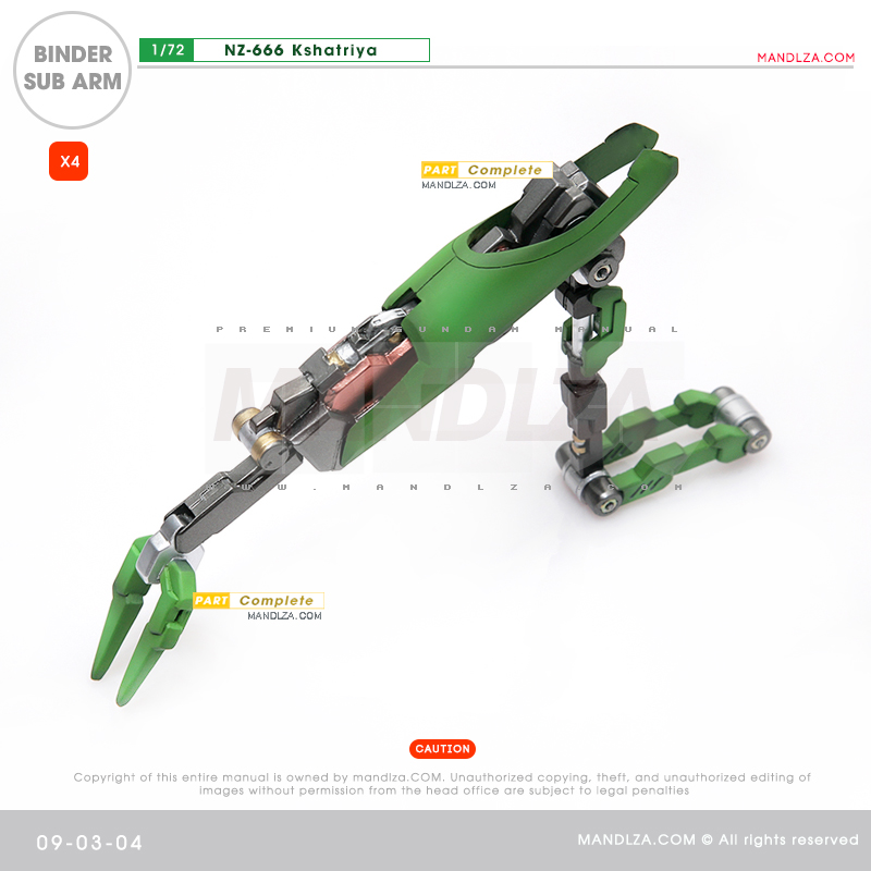 RESIN] KSHATRIYA BINDER SUB ARM 09-03