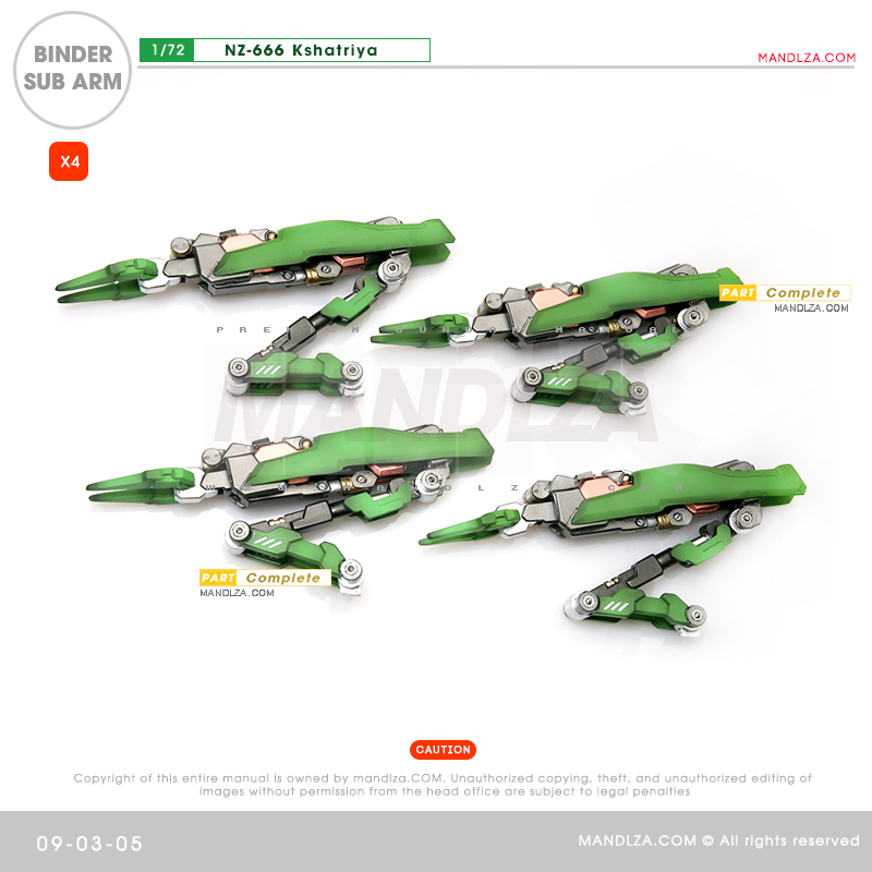 RESIN] KSHATRIYA BINDER SUB ARM 09-03