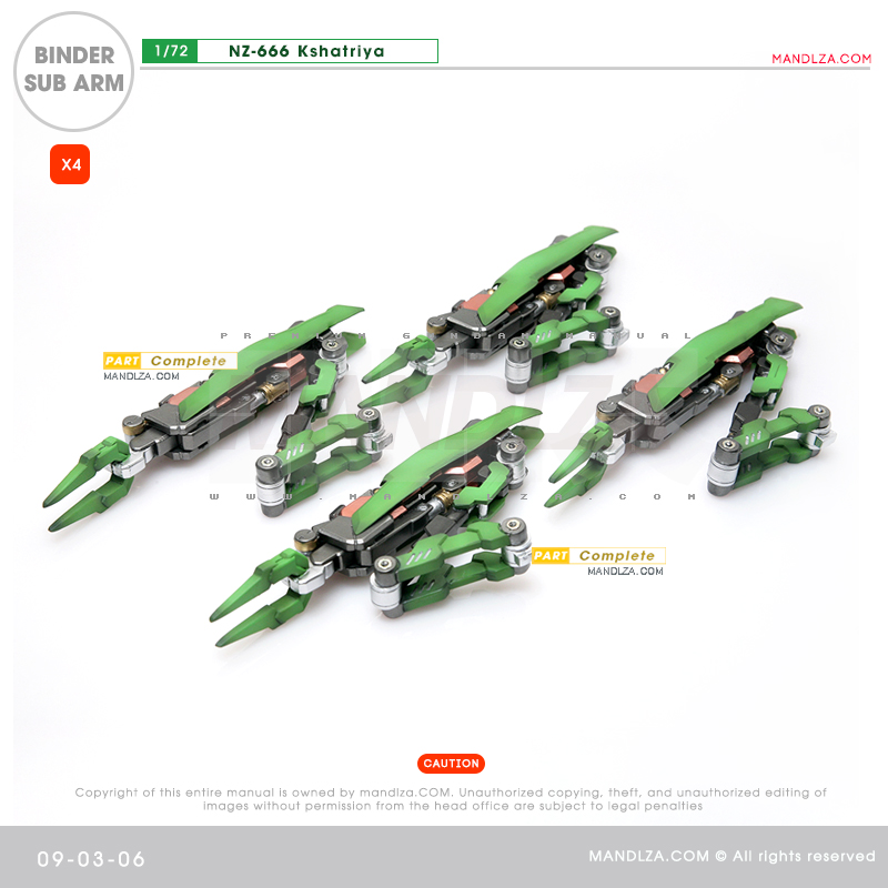 RESIN] KSHATRIYA BINDER SUB ARM 09-03