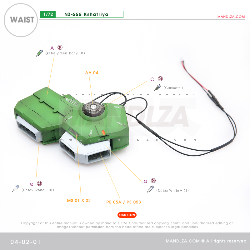 RESIN] KSHATRIYA WAIST 04-02