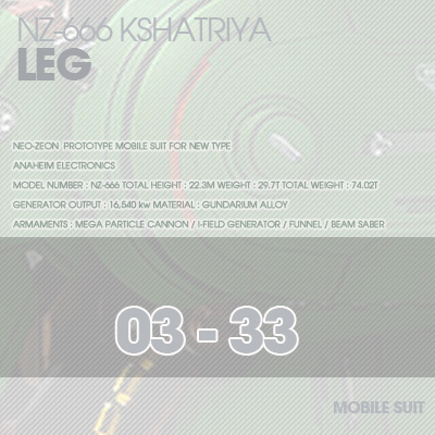 RESIN] KSHATRIYA LEG 03-33