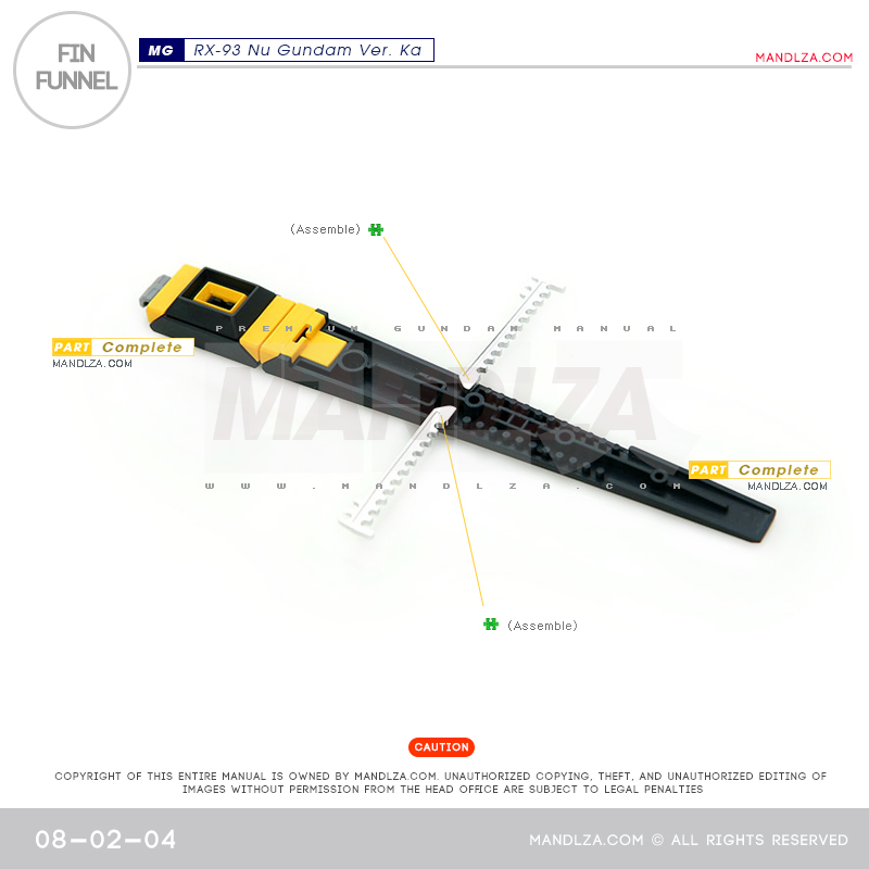 MG] RX-93 NU-GUNDAM Ver.Ka FIN FUNNEL 08-02