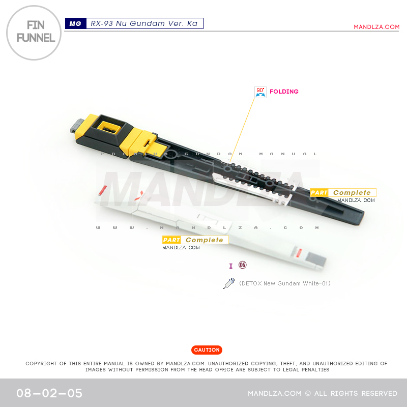 MG] RX-93 NU-GUNDAM Ver.Ka FIN FUNNEL 08-02
