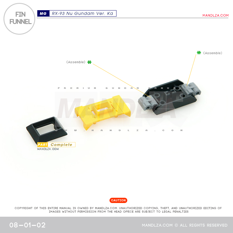 MG] RX-93 NU-GUNDAM Ver.Ka FIN FUNNEL 08-01